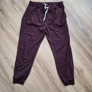 Vuori Burgundy Joggers Medium